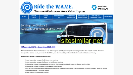 ridethewavebus.org alternative sites