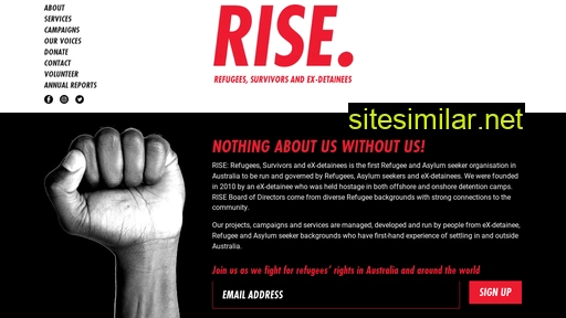 riserefugee.org alternative sites