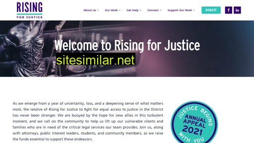 risingforjustice.org alternative sites
