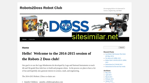 Robots2doss similar sites