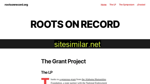 rootsonrecord.org alternative sites