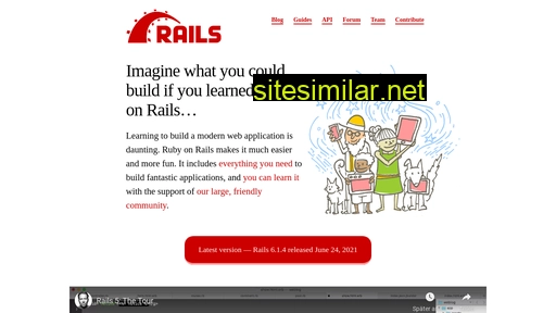 rubyonrails.org alternative sites
