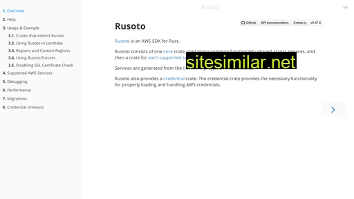 Rusoto similar sites