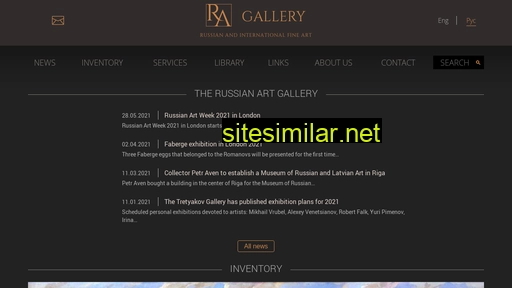 Russianartgallery similar sites