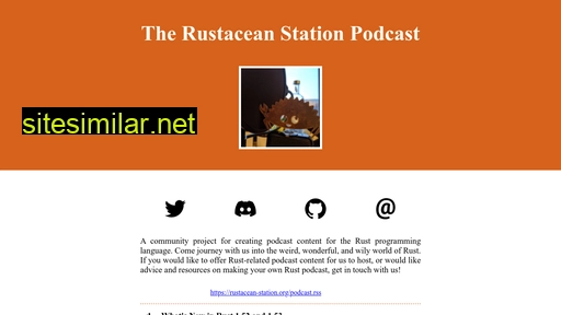 Rustacean-station similar sites