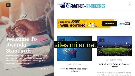 Rwanda-standards similar sites