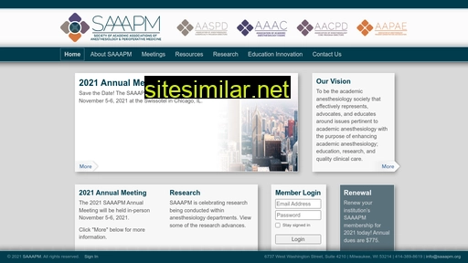 saaapm.org alternative sites