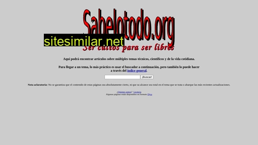 sabelotodo.org alternative sites
