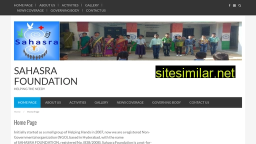 sahasra-foundation.org alternative sites