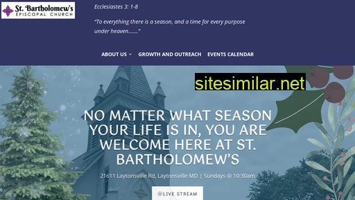 Saintbartholomews similar sites
