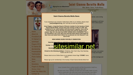 saintgianna.org alternative sites