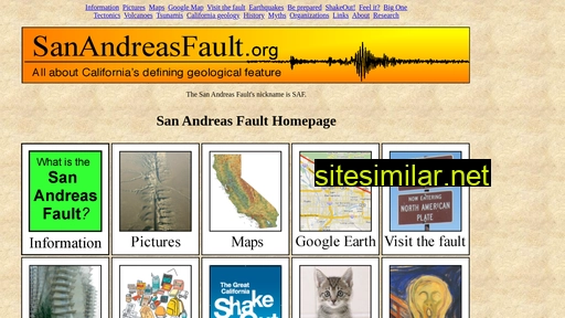 sanandreasfault.org alternative sites