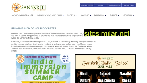 sanskritiofnj.org alternative sites