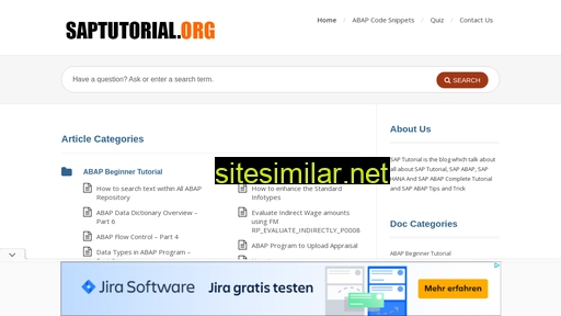 saptutorial.org alternative sites