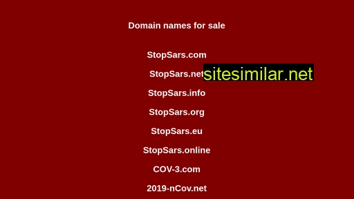 sars-cov-3.org alternative sites