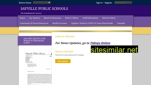 sayvilleschools.org alternative sites