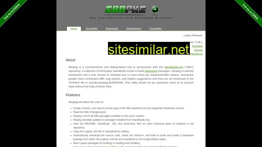 sbopkg.org alternative sites