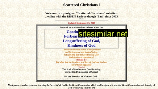 scatteredchristians.org alternative sites