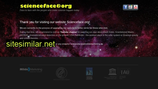 Scienceface similar sites