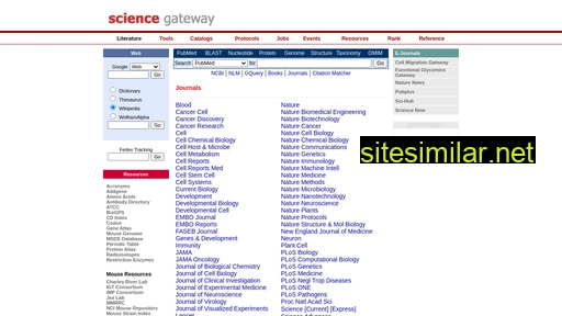 sciencegateway.org alternative sites