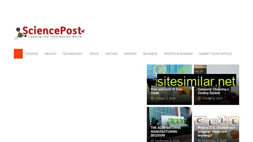 sciencepost.org alternative sites