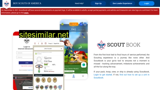 scoutbook.scouting.org alternative sites