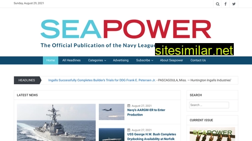 seapowermagazine.org alternative sites