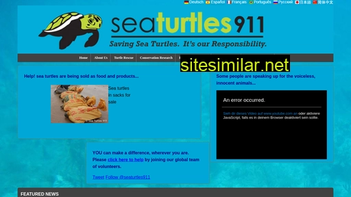 Seaturtles911 similar sites