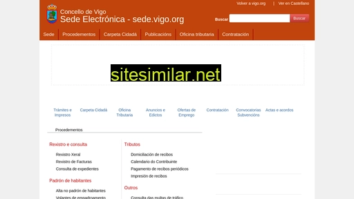 sede.vigo.org alternative sites
