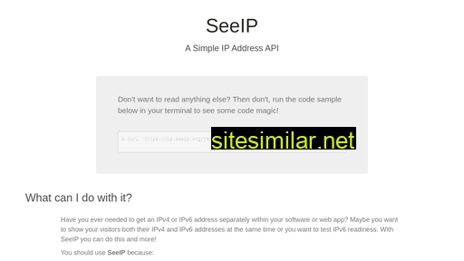 seeip.org alternative sites