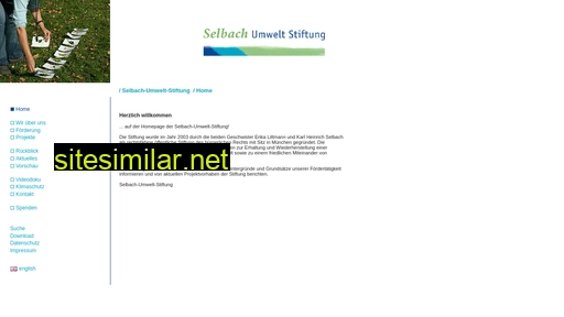 selbach-umwelt-stiftung.org alternative sites