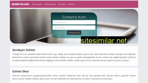sendeyim.org alternative sites