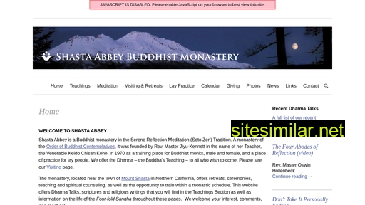 shastaabbey.org alternative sites