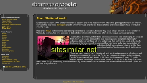 shattered.org alternative sites