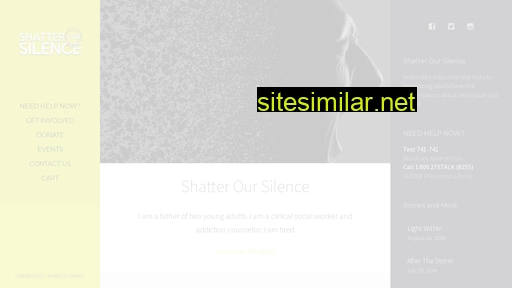 shatteroursilence.org alternative sites