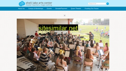 Shelllakeartscenter similar sites