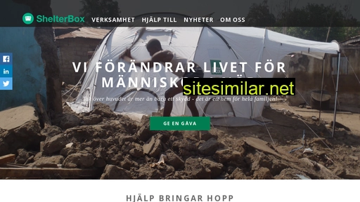 shelterboxsweden.org alternative sites