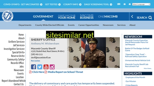 sheriff.macombgov.org alternative sites