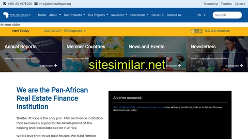 shelterafrique.org alternative sites