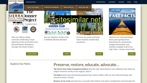 sierrastateparks.org alternative sites