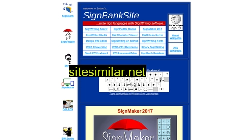 Signbank similar sites