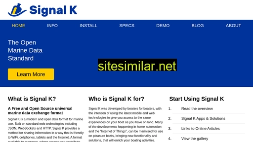 signalk.org alternative sites