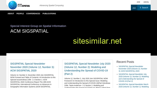 sigspatial.org alternative sites