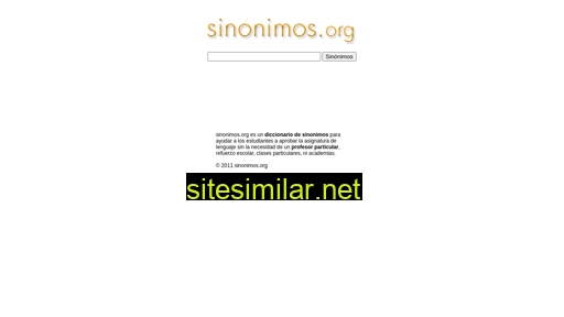 sinonimos.org alternative sites