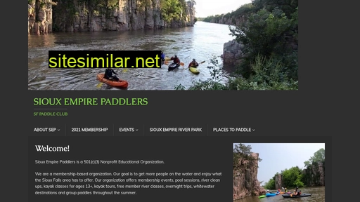 Siouxempirepaddlers similar sites