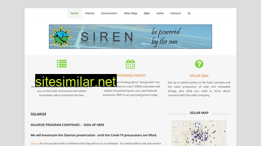 sirensolar.org alternative sites
