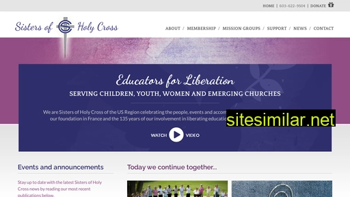 sistersofholycross.org alternative sites