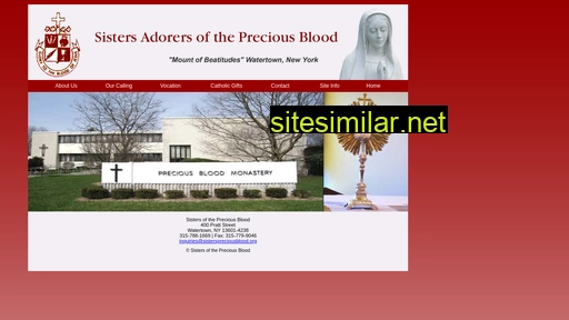 Sisterspreciousblood similar sites