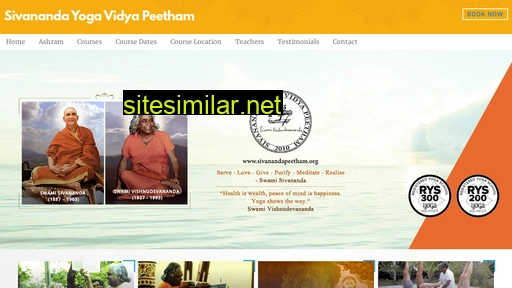 sivanandapeetham.org alternative sites