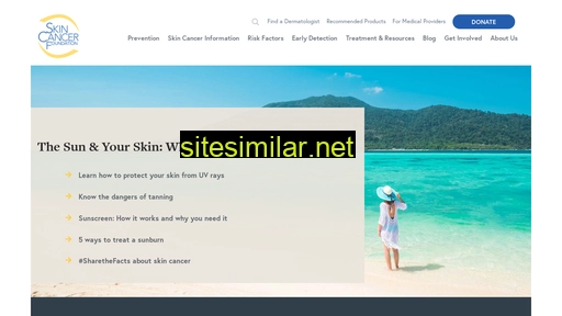 skincancer.org alternative sites